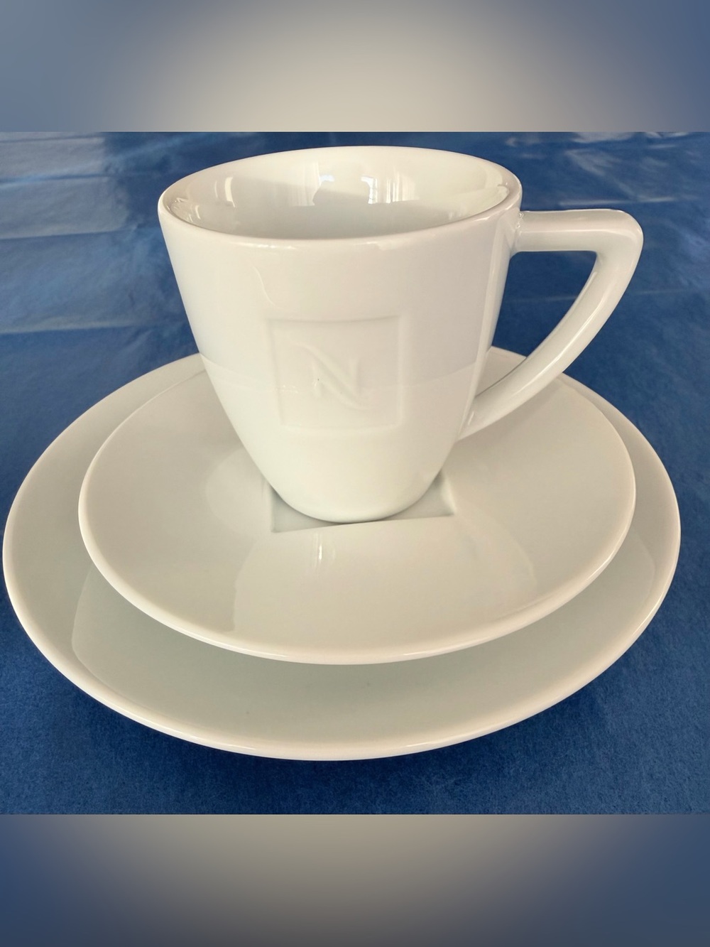 Vintage Nespresso Ritual Collection 3 piece set (cup, saucer, cookie plate)